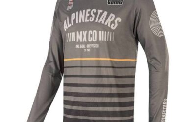 ALPINESTARS RACER TECH FALGSHIP JERSEY GRIS