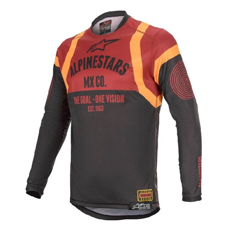 ALPINESTARS RACER TECH FALGSHIP JERSEY ROJO / NEGRO