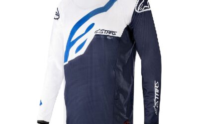 ALPINESTARS TECHSTAR FACTORY JERSEY BLANCO / AZUL
