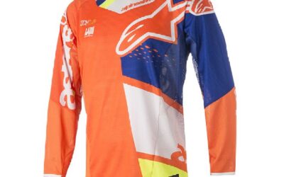 ALPINESTARS TECHSTAR FACTORY JERSEY NARANJA / AZUL