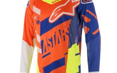 ALPINESTARS TECHSTAR SCREAMER JERSEY AZUL / NARANJA