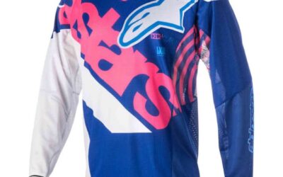 ALPINESTARS TECHSTAR VENOM JERSEY AZUL / ROSA