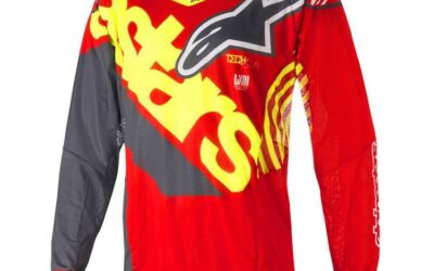 ALPINESTARS TECHSTAR VENOM JERSEY ROJO / AMARILLO