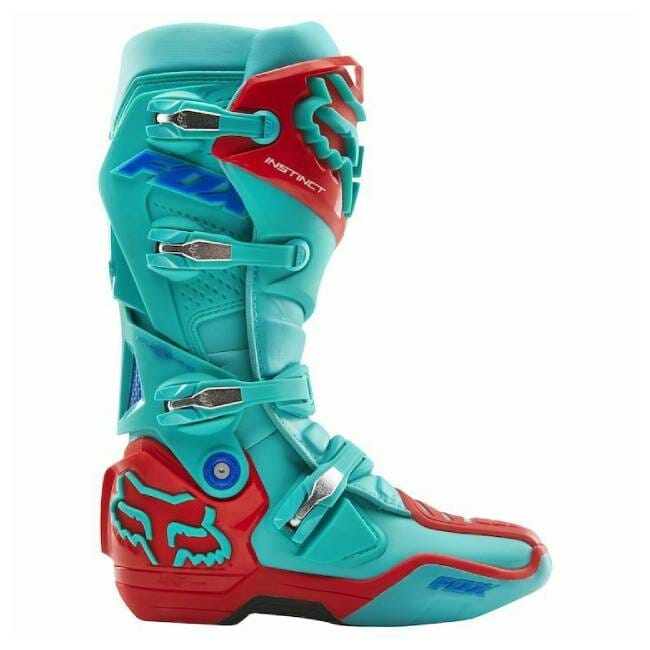 BOTAS FOX INSTINCT AQUA / ROJO - ¡Adquiérelo en Moto Outlet !