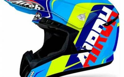 CASCO AIROH SWITCH SIGN AZUL