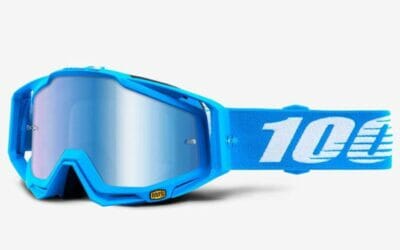 GOGGLES 100% RACECRAFT AZUL MONOBLOCK – LENTE AZUL