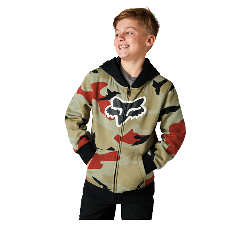 SUDADERA FOX ZIPPERED BNKR JOVEN