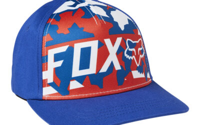 GORRA FOX FLEXFIT RED WHITE N TRUE JOVEN